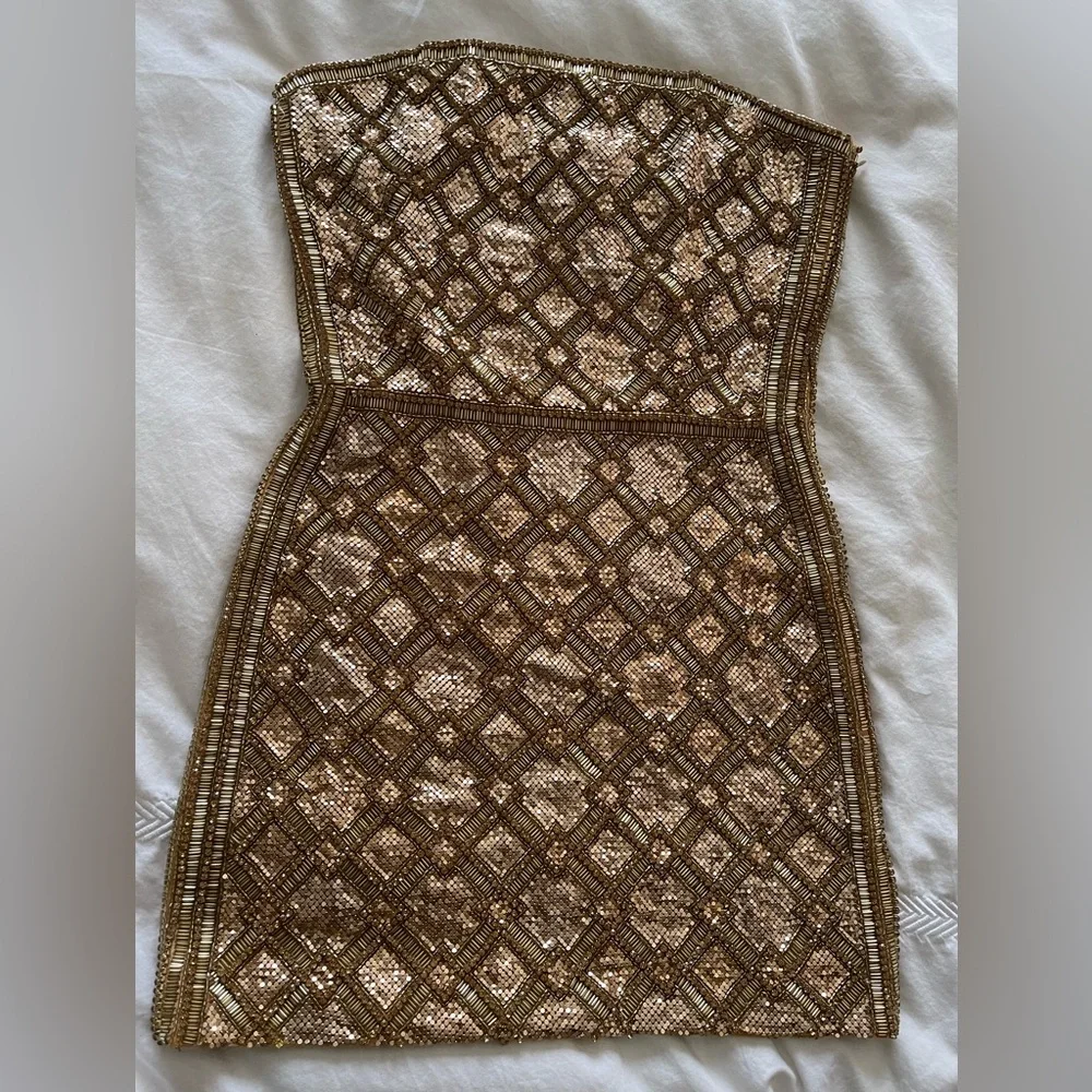 Retrofete HEATHER SEQUIN CHAINMAIL DRESS - size small - Picture 10 of 17